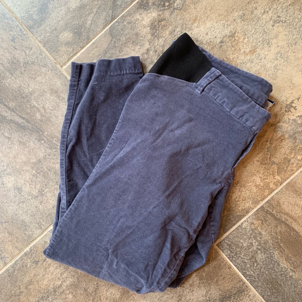 Size 12 Old Navy Maternity pixie blue velvet